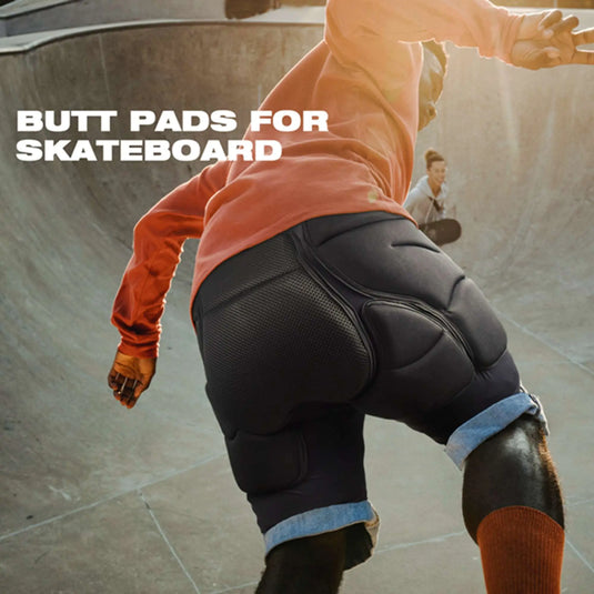 Unisex Sports Gear Short Protective Hip Butt Pad Drop Resistance Ski Skate  Roller Skateboard Snowboard Protection Padded Shorts