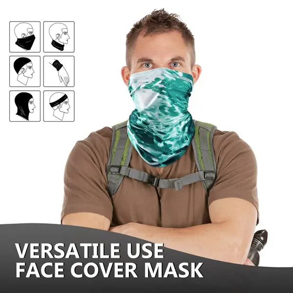 MCTi Breathable Cooling UV Neck Gaiter Mask - UPF 50 - Pack of 2