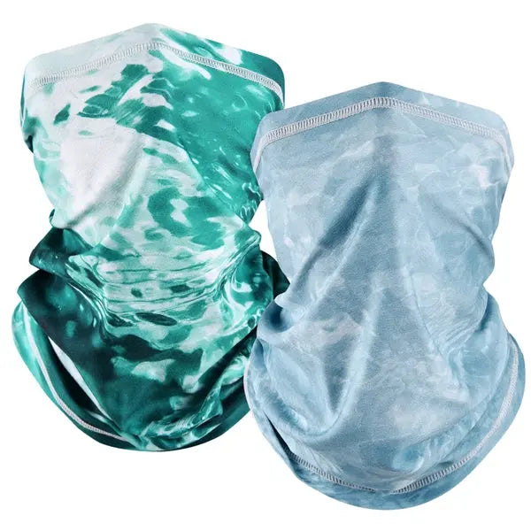 UV Neck Gaiter Mask, UPF 50 Bandana Balaclava Face Mask Breathable Cooling Sun Summer for Fishing Running 2 Packed MCTi