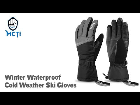Load and play video in Gallery viewer, Ski Gloves for Women

