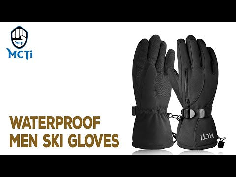 Load and play video in Gallery viewer, ski gloves men
